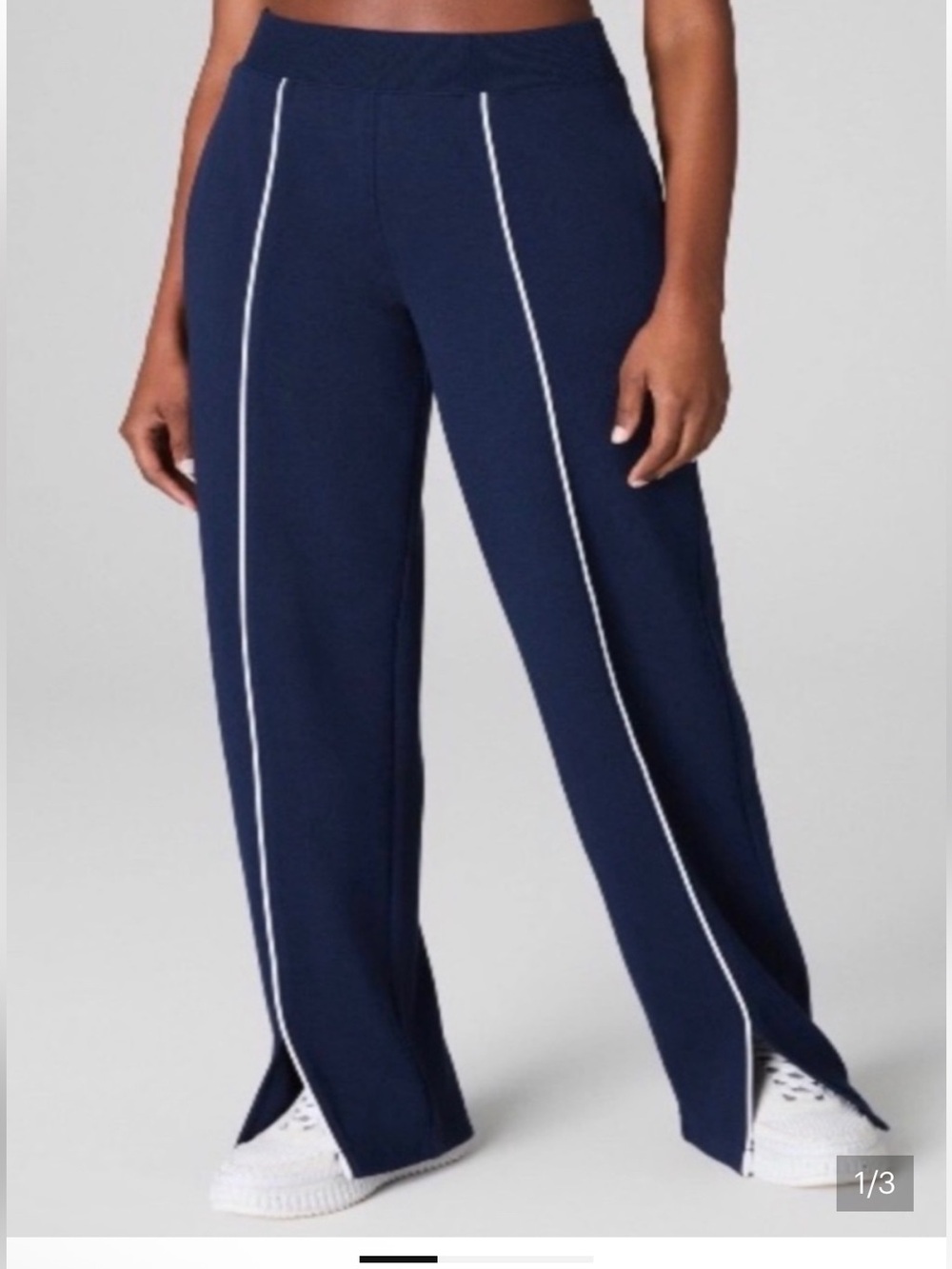 SPANX airpique knit straight track pants NWT M tall